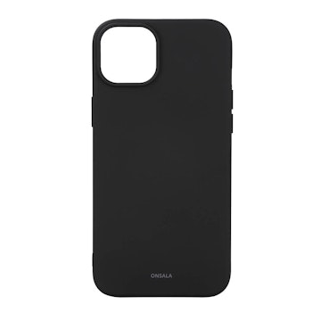 Mobildeksel iPhone 15 Plus | Silikon | Sort