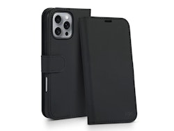 Lommebokdeksel iPhone 16 Pro | PU | Sort
