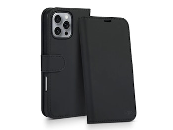 Lommebokdeksel iPhone 16 Pro | PU | Sort