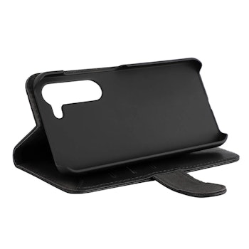 Lommebokdeksel Samsung S23 | Kunstskinn | Svart