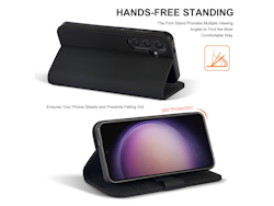 Lommebokdeksel Samsung S24 | PU | Sort
