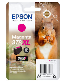Epson 378XL Magenta Blekkpatron