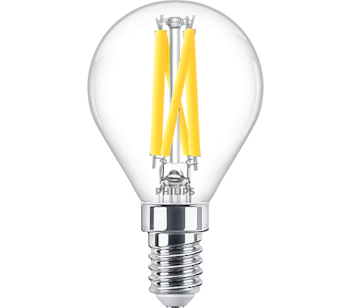 Philips LED Glødemignon Klar | 40W | P45 | E14