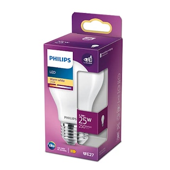 Philips LED Glødepære Matt | 25W | A60 | E27