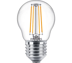 Philips LED Glødemignon Klar | 40W | P45 | E27