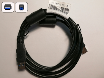 (Uten innpakning) Original 50.7M710.071-R USB-3.0-Cable USB-A USB-B 3.0 2.0m
