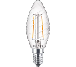 Philips LED Filamentmignon Klar | 25W | ST35 | E14