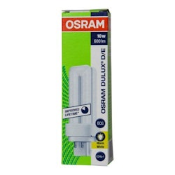 Osram Dulux D/E 10W 830 | varm hvit - 4-stift