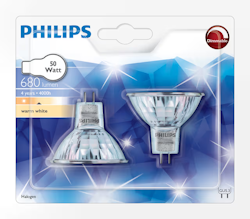 Philips Halogen spot GU5.3 50W 12V 4y Dimm 2pack