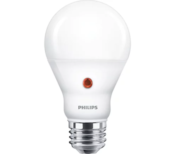 Philips LED Lyspære Sensor 60W A60 E27