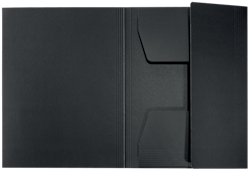 Esselte A4 tilbudsmappe 3-flap sort