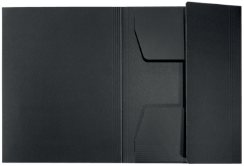 Esselte A4 tilbudsmappe 3-flap sort
