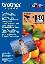 Brother Fotopapir 10x15 / Premium Plus 50BL 260g