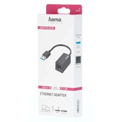 HAMA Nettverksadapter USB 3.0 USB - LAN 10/100/1000