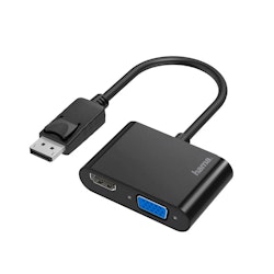 Hama Adapter Multimedia 2-i-1 DisplayPort-VGA/HDMI 4K