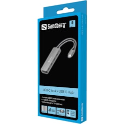 Sandberg USB-C to 4X USB-C Hub