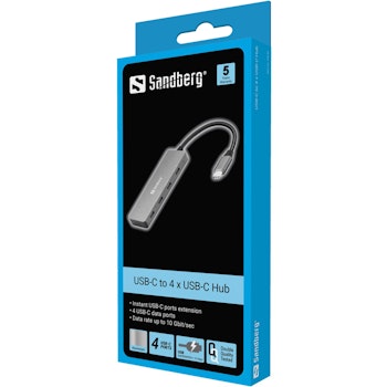 Sandberg USB-C to 4X USB-C Hub