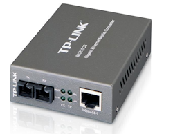 TP-Link MC210CS Gigabit Media converter Single-mode SC fiber Converter, Full-duplex, opp til 15km
