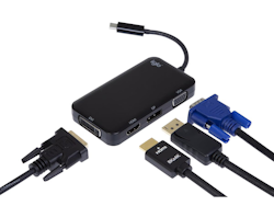 USB-C Multiadapter DP, HDMI, VGA
