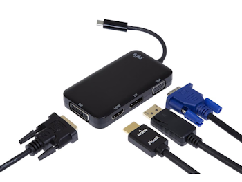 USB-C Multiadapter DP, HDMI, VGA