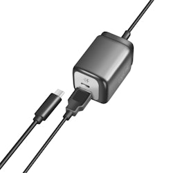 Logilink USB-C 2 port GaN Charger 1x USB-C 1 USB-A 30W PD