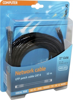 Scanpart Nettverkskabel CAT6 10M Shielded