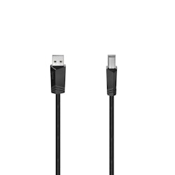 USB-kabel 2.0 480 Mbit/s 1,5m Sort