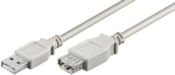 MicroConnect USB 2.0 Forlengelseskabel 3M