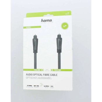 Hama Kabel ODT Svart 3m