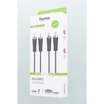 Hama Audiokabel 2 RCA (M) - 2 RCA (M) 3m