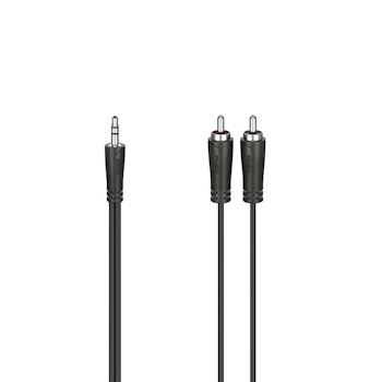 Hama Lydkabel 3,5mm(M) - 2x RCA(M) Svart 3m