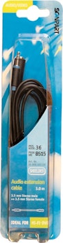 AUX Forlenger Stereo 3.5mm M-F 3m