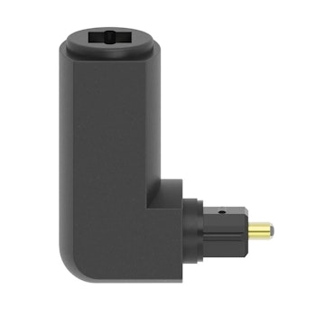 Hama Adapter ODT Toslink Plugg til stikkontakt, vinklet