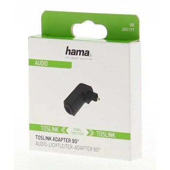 Hama Adapter ODT Toslink Plugg til stikkontakt, vinklet