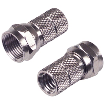2x F-Connector 5.5mm twist-on