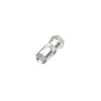 SAT-mottaker adapter F-uttak (M) - Coax (M)