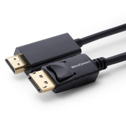 Displayport til HDMI Kabel 2m