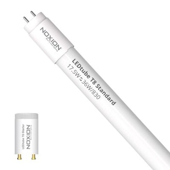 Noxion LED T8 120cm 17.5W CRI80 3000K 1800lm (Erstatter 36W)