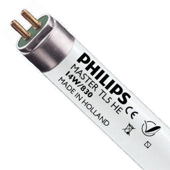 Lysrør Philips Master TL5 / HE 14W 830 SLV40 varmhvit