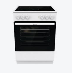 Gorenje Komfyr keramisktopp 71L aquaclean GEC6A60WB