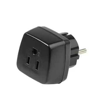 Reiseadapter USA > Europa