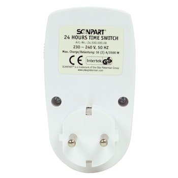 Scanpart Timer 24timer 16A (3500W)