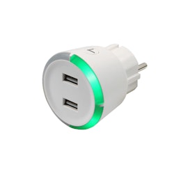 Capidi Sikkerhetstimer 2X USB 1-4timer 3,4A