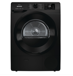 Gorenje Tørketrommel 8KG 16prg, rustfri trommel, fuktsensor, svart