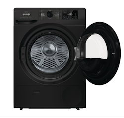 Gorenje Tørketrommel 8KG 16prg, rustfri trommel, fuktsensor, svart