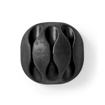 Kabelledelse / Kabelklips | 3 spor - 5.3 mm | Svart | 4 stk