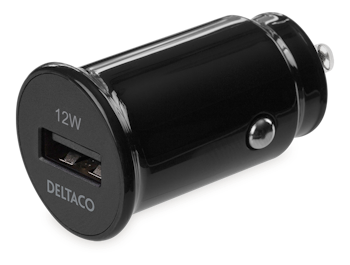 USB Billader 2.4A USB-A  inkl. 1m Lightning kabel