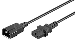 MicroConnect Power Cord C13-C14 1.8m Black