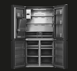 Hisense Side-By-Side 577L m/Smart skjerm, vann og isbitmaskin