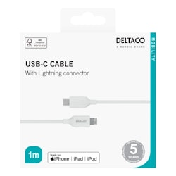 Lightning - USB-C kabel 1m